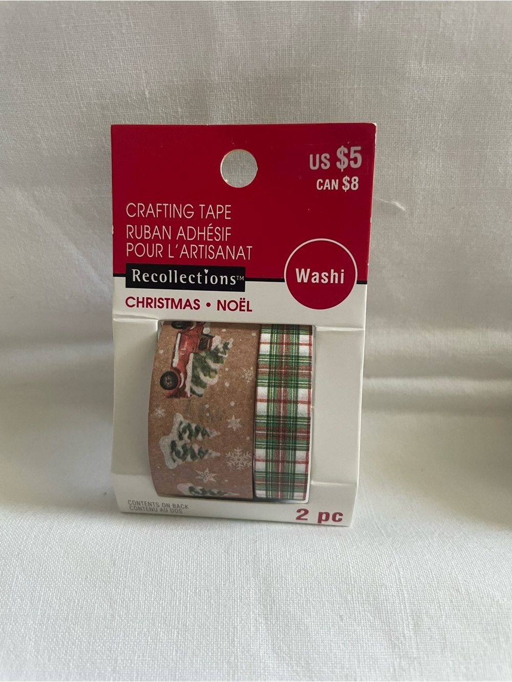New 4 Pack of Recollections Holiday Washi Tape - Picture 2 of 6